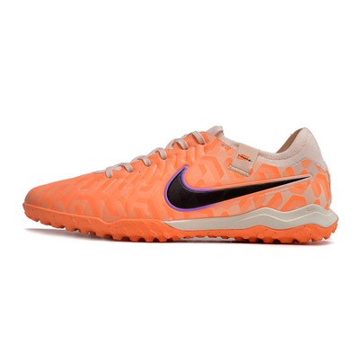 Chuteira Society Nike Tiempo Legend 10 Pro TF Laranja 