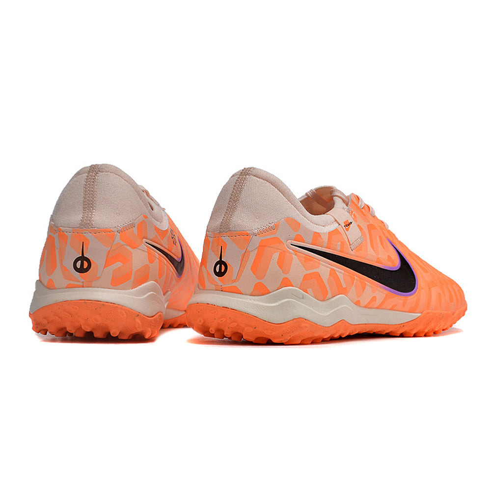 Chuteira Society Nike Tiempo Legend 10 Pro TF Laranja 