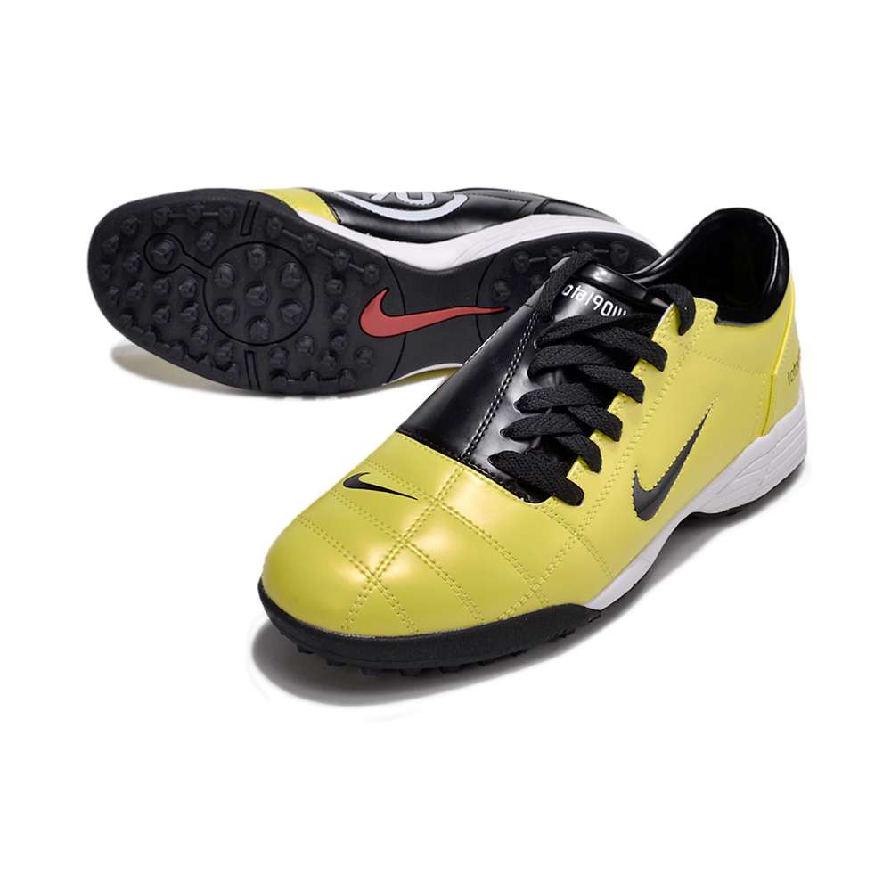 Chuteira Society Nike Total 90 TF Amarelo e Preto