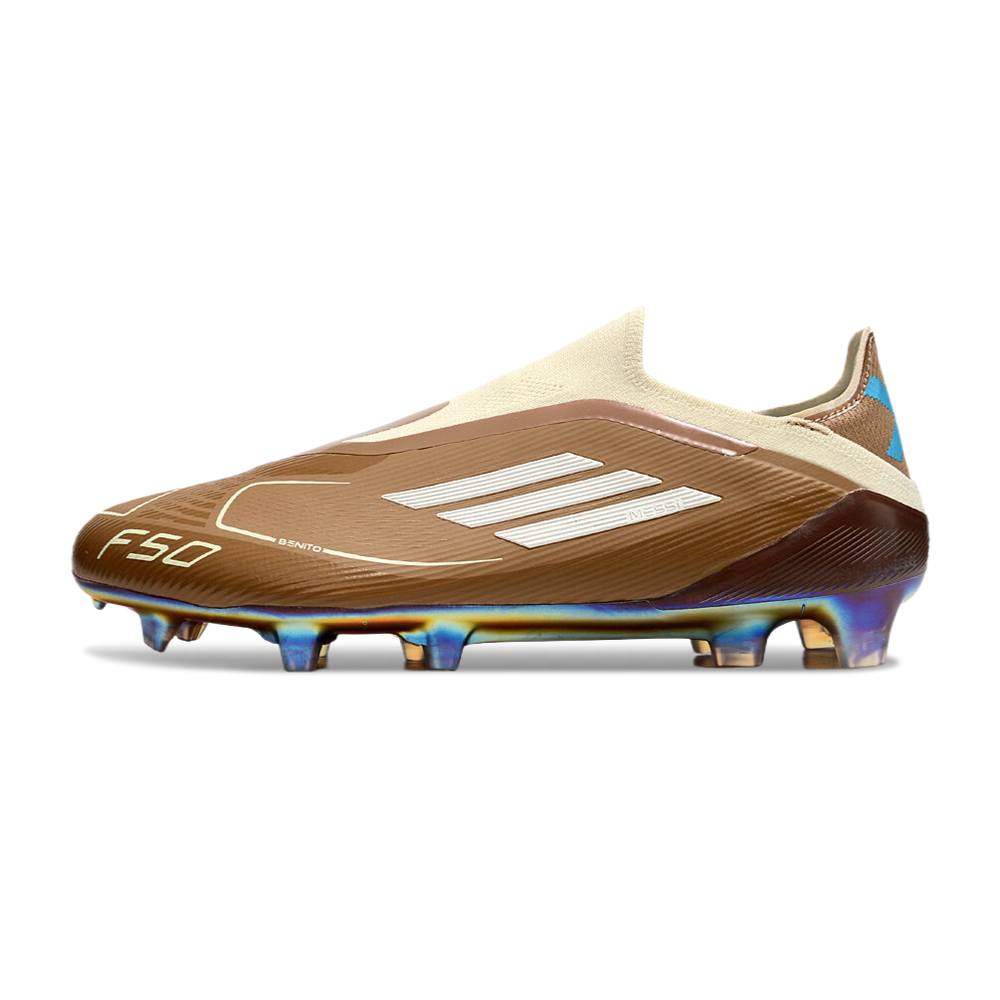 Chuteira Campo Adidas F50+ LL FG Marrom