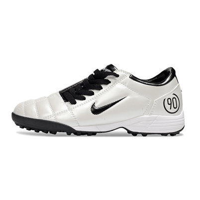 Chuteira Society Nike Total 90 TF Branco e Preto