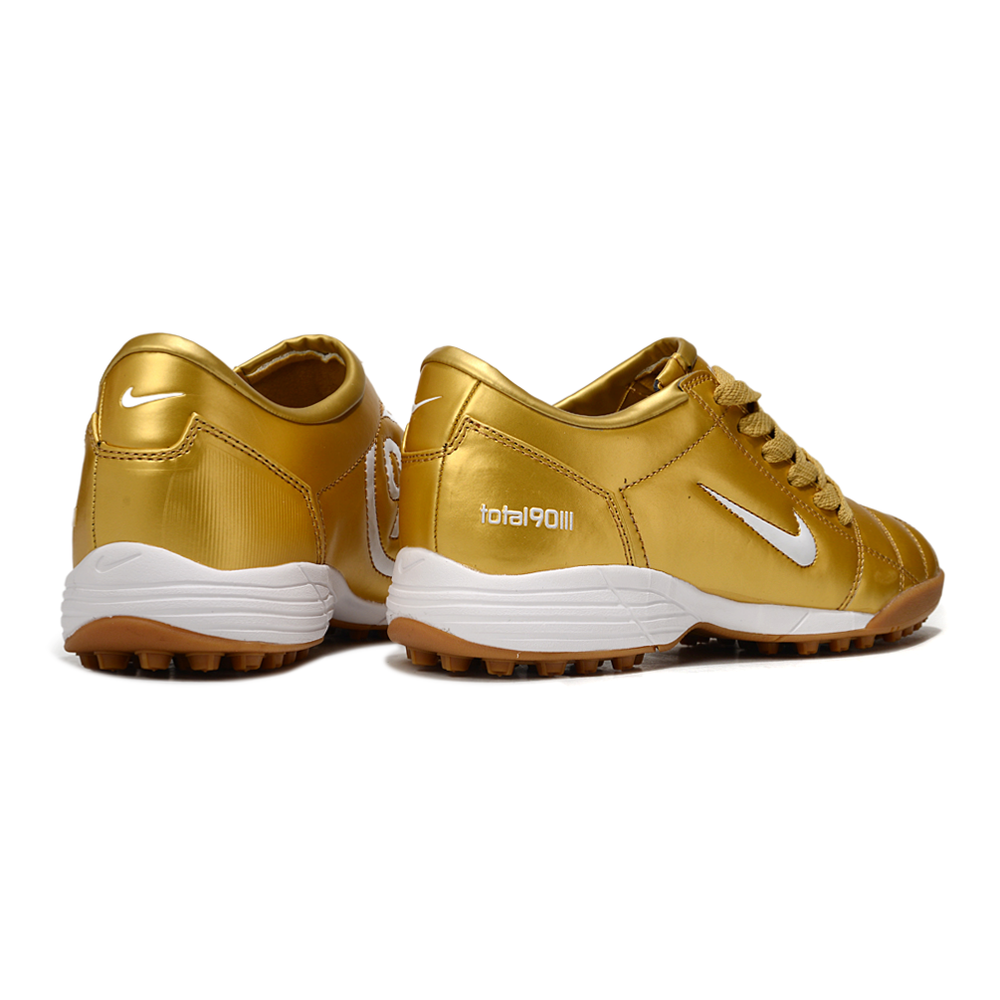 Chuteira Society Nike Total 90 TF Dourada