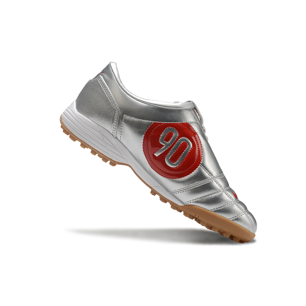 Chuteira Society Nike Total 90 TF Prata