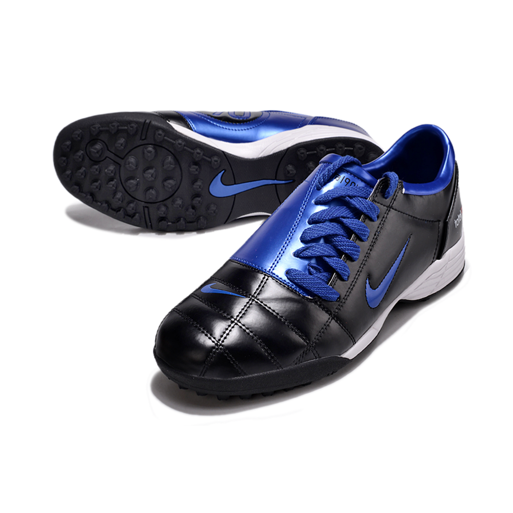 Chuteira Society Nike Total 90 TF Preta e Azul