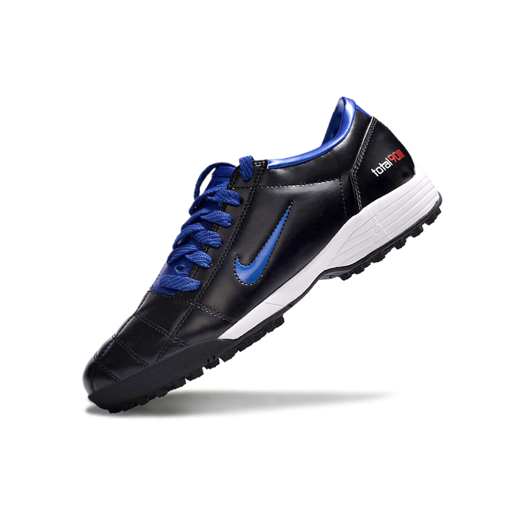 Chuteira Society Nike Total 90 TF Preta e Azul