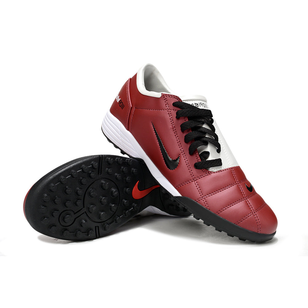 Chuteira Society Nike Total 90 TF Vermelho e Branco