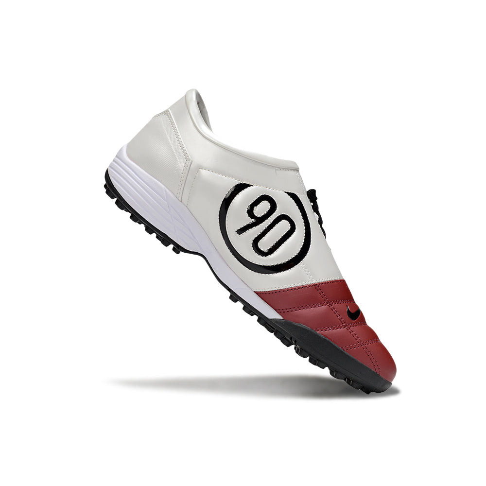 Chuteira Society Nike Total 90 TF Vermelho e Branco