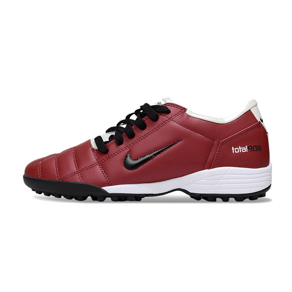 Chuteira Society Nike Total 90 TF Vermelho e Branco