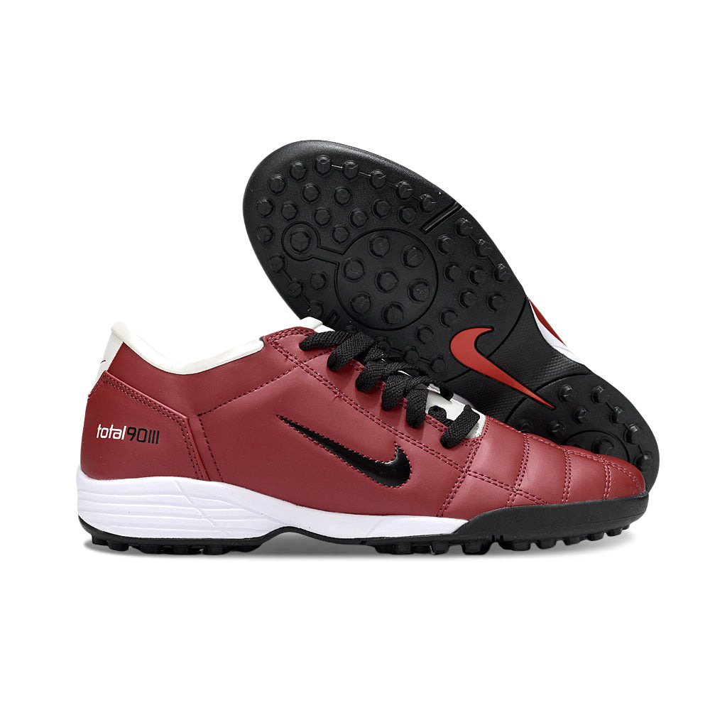 Chuteira Society Nike Total 90 TF Vermelho e Branco