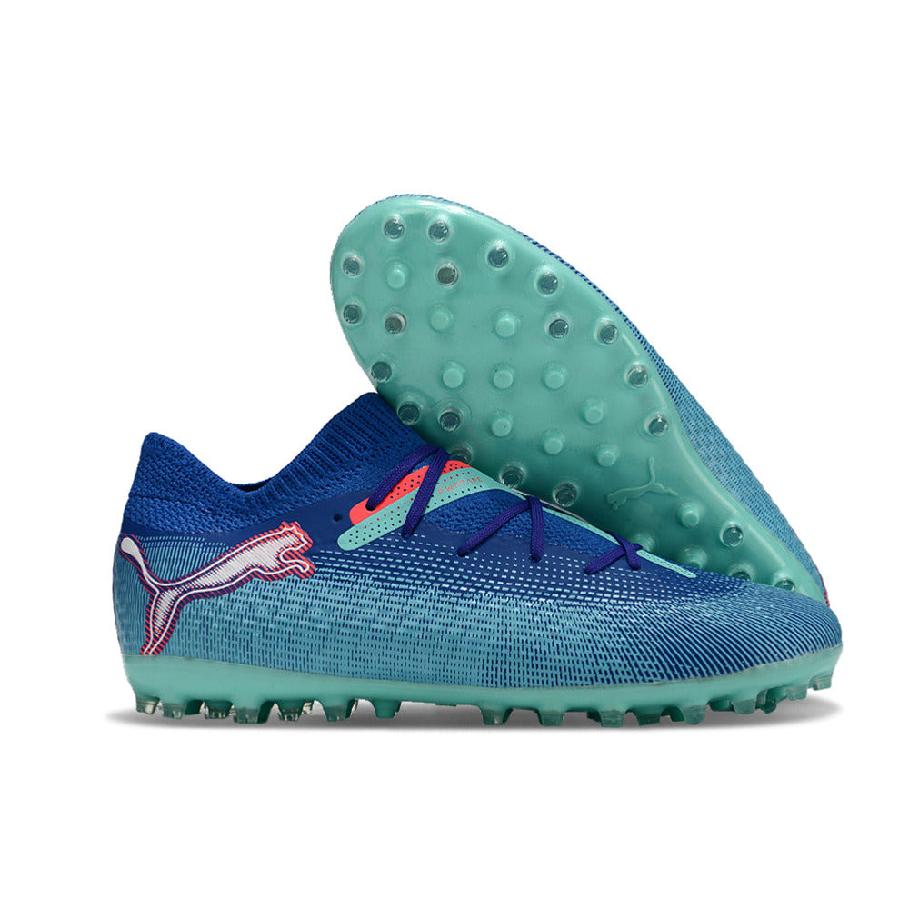 Chuteira Society Puma Future 7 MG Azul