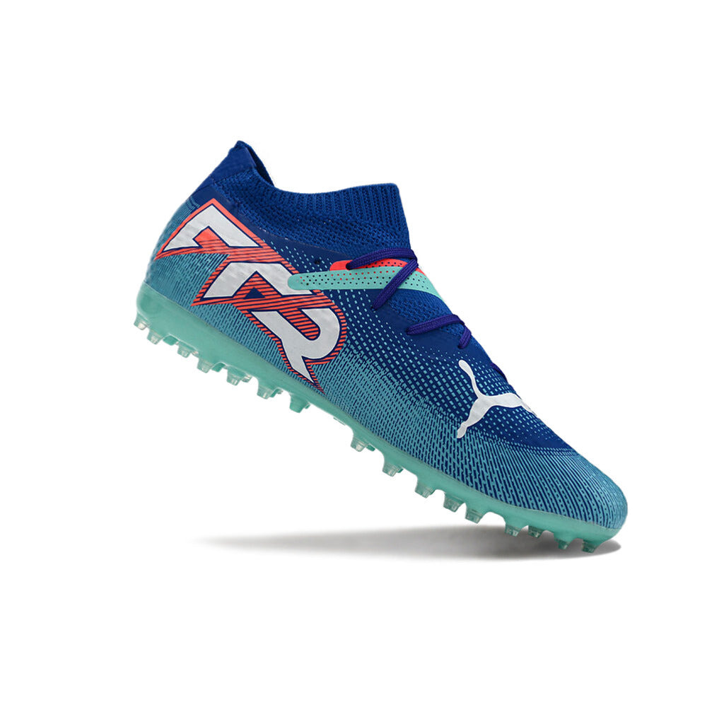 Chuteira Society Puma Future 7 MG Azul