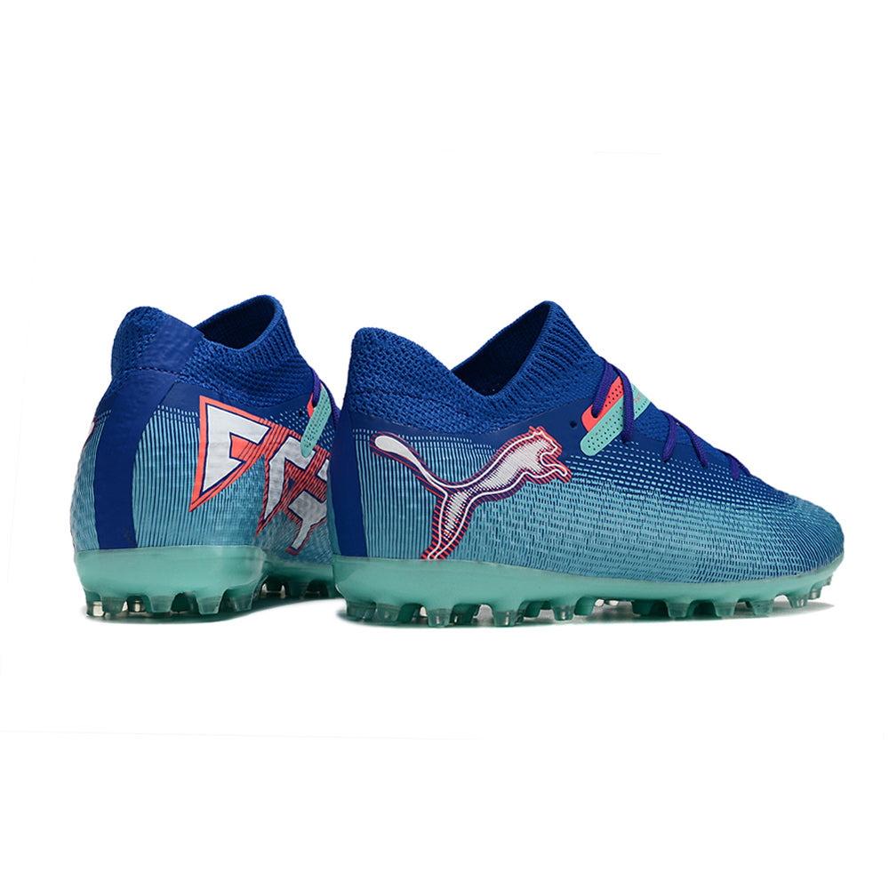 Chuteira Society Puma Future 7 MG Azul