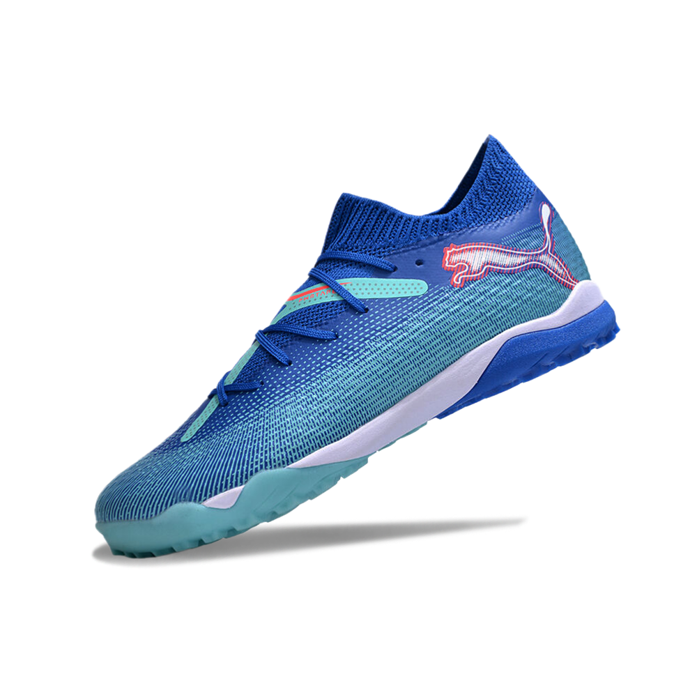 Chuteira Society Puma Future 7 TF Azul