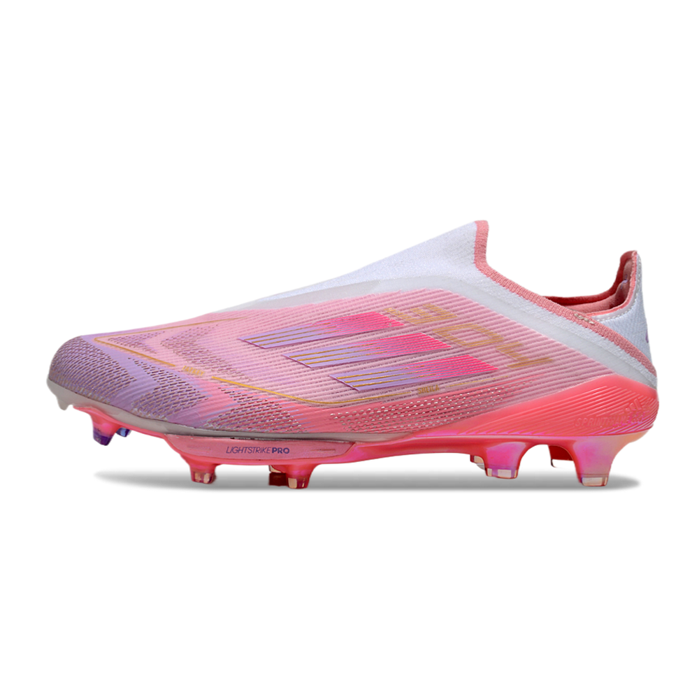 Chuteira Campo Adidas F50+ LL FG Rosa 