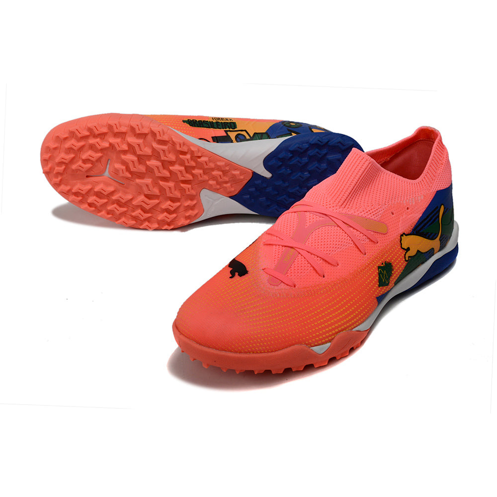 Chuteira Society Puma Future 7 TF Rosa