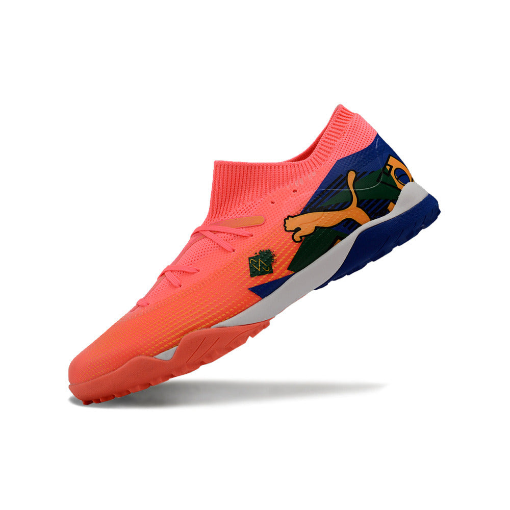 Chuteira Society Puma Future 7 TF Rosa