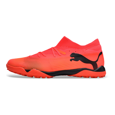 Chuteira Society Puma Future 7 TF Rosa e Preta