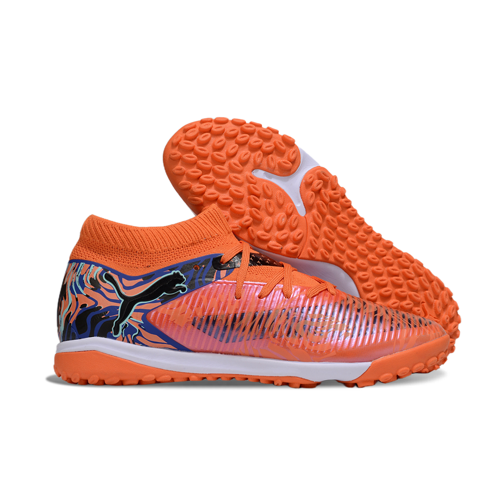 Chuteira Society Puma Future 8 TF Laranja 