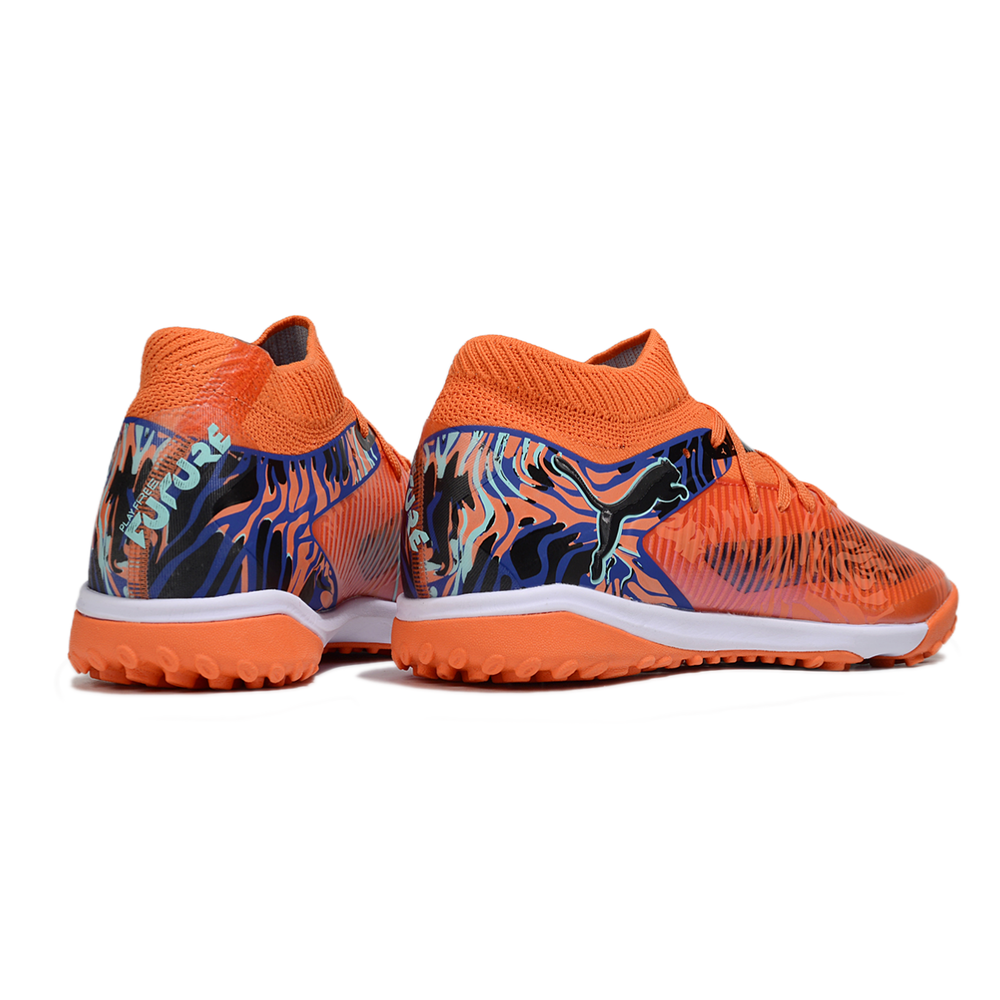 Chuteira Society Puma Future 8 TF Laranja 