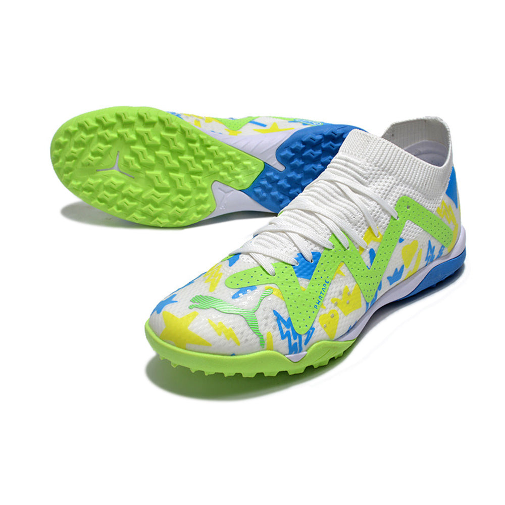 Chuteira Society Puma Future Ultimate TF Colorida 