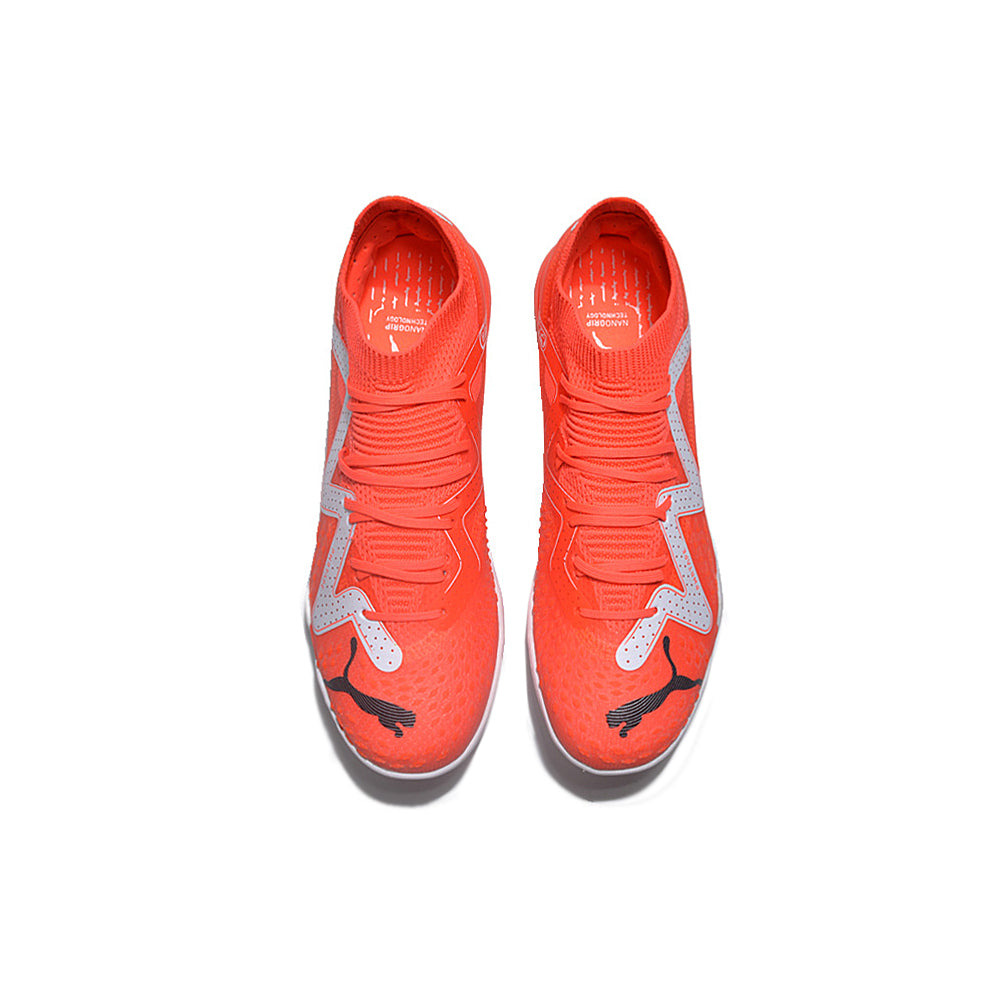 Chuteira Society Puma Future Ultimate TF Vermelha e Branca 