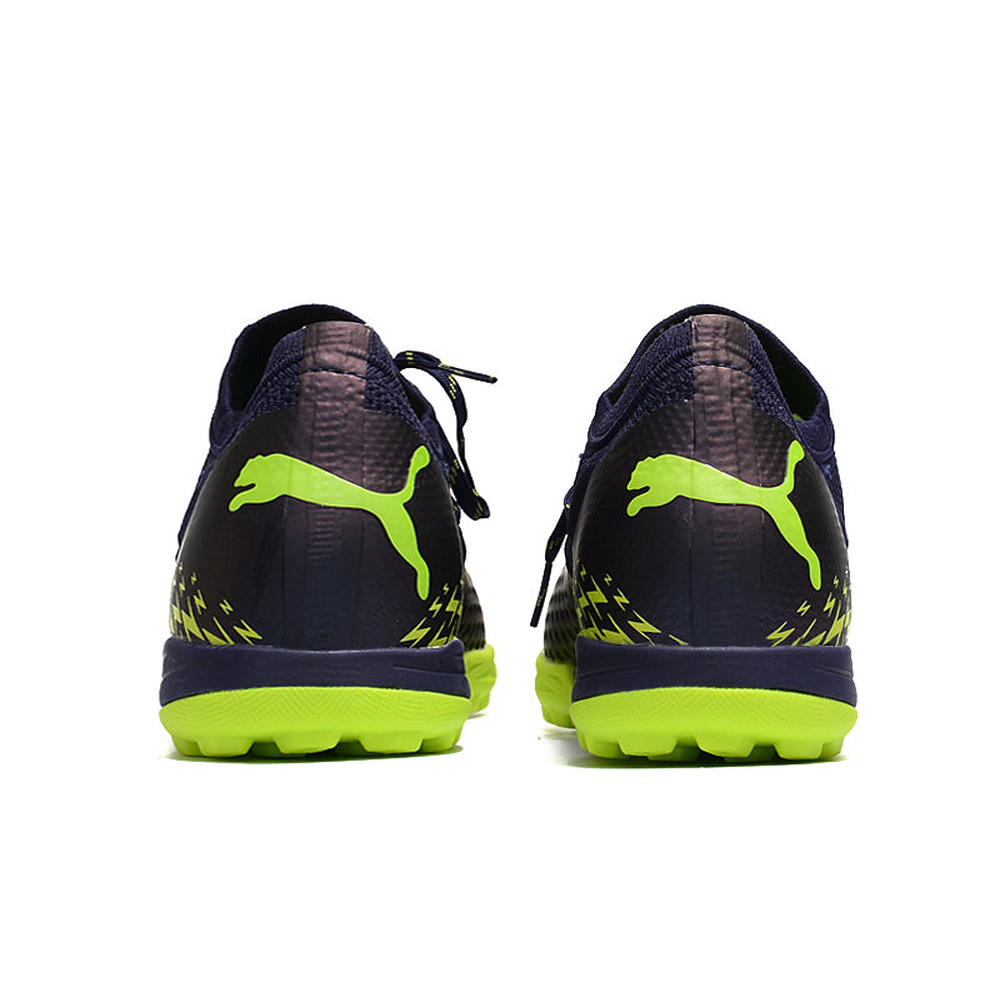 Chuteira Society Puma Future Z 1.3 TF Azul e Verde 