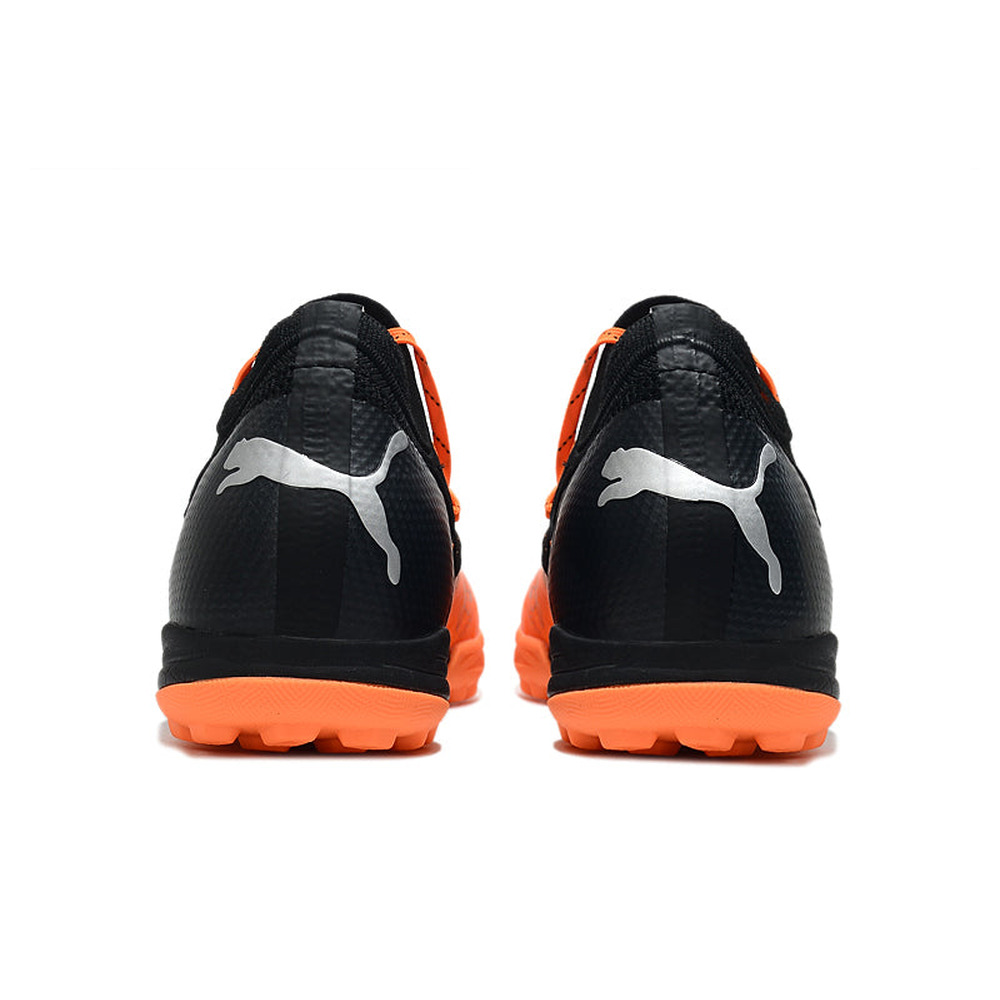 Chuteira Society Puma Future Z 1.3 TF Laranja e Preta 