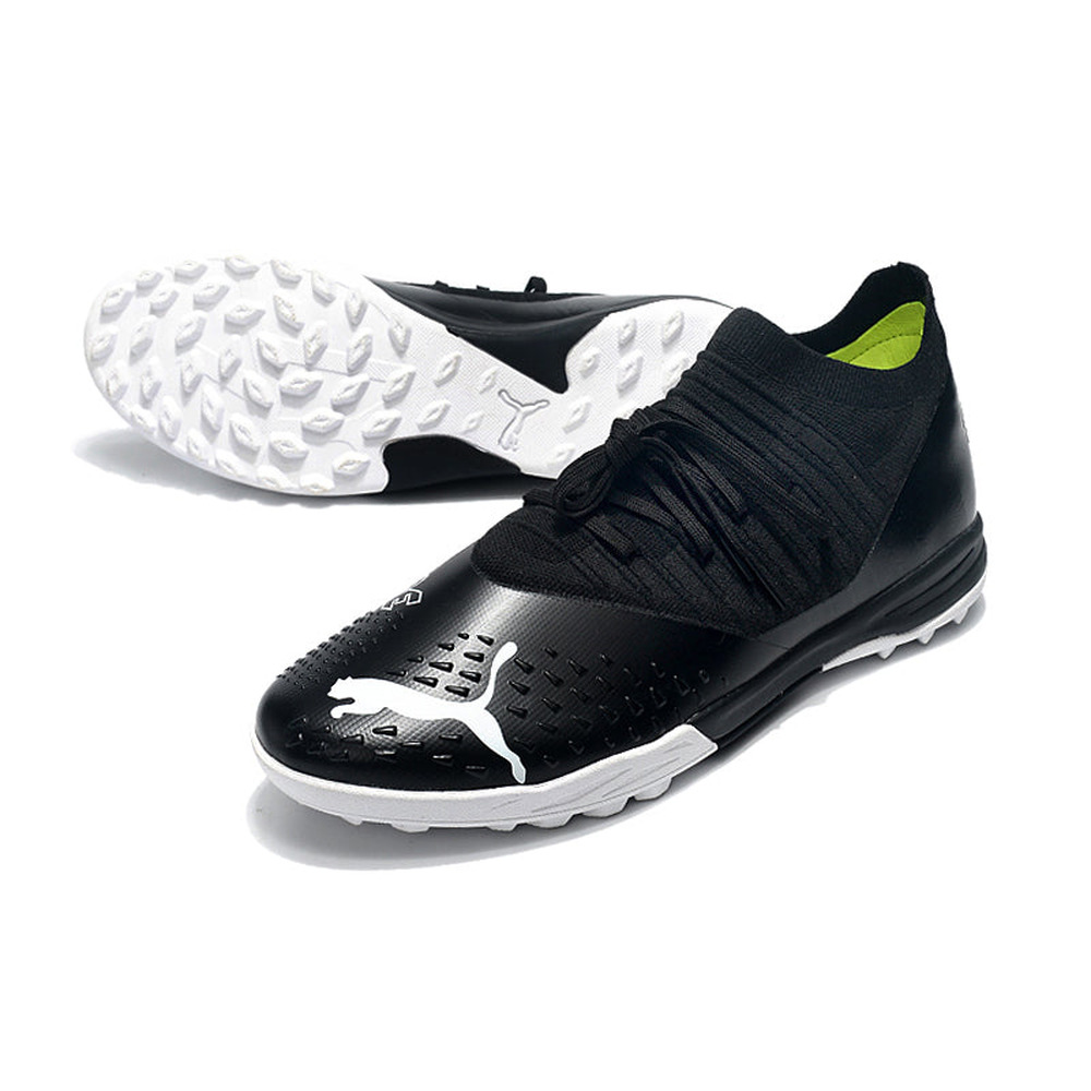 Chuteira Society Puma Future Z 1.3 TF Preta e Branca