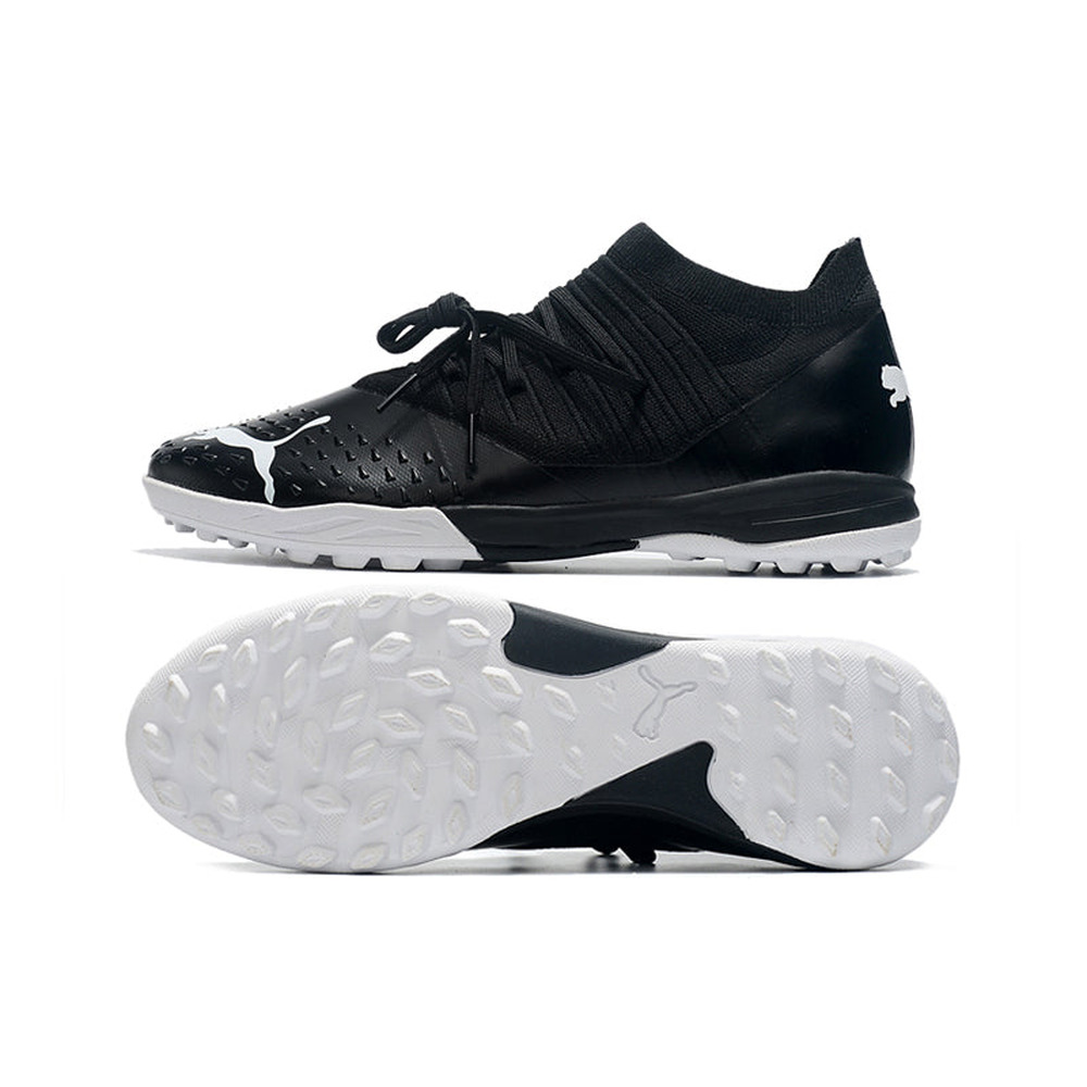Chuteira Society Puma Future Z 1.3 TF Preta e Branca