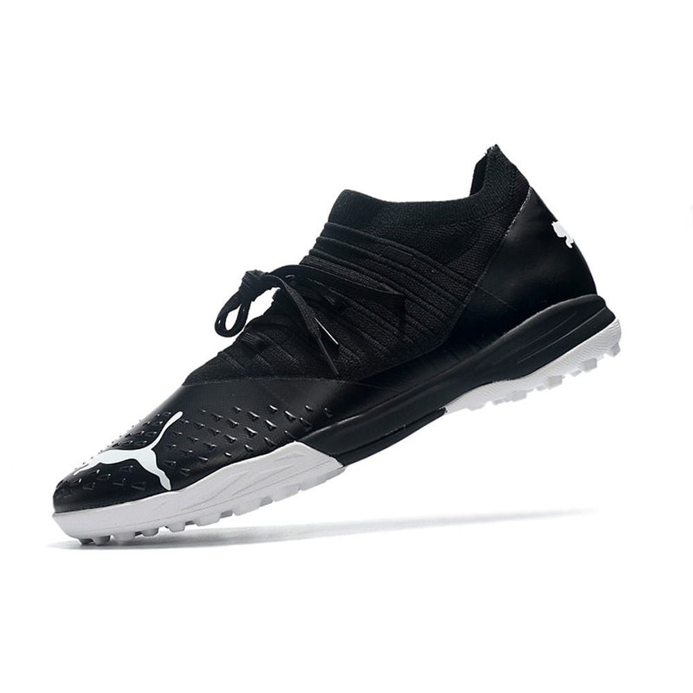 Chuteira Society Puma Future Z 1.3 TF Preta e Branca