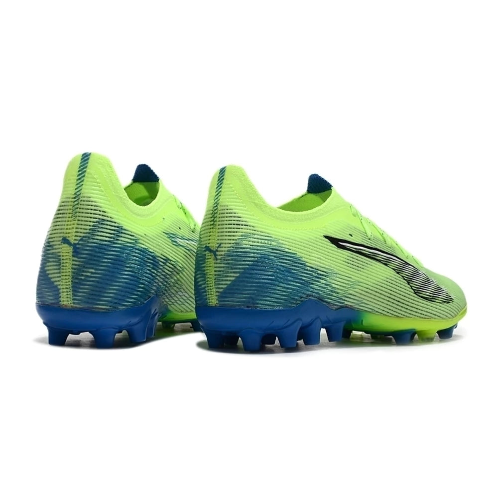 Chuteira Society Puma Ultra 5 Ultimate MG Verde e Azul