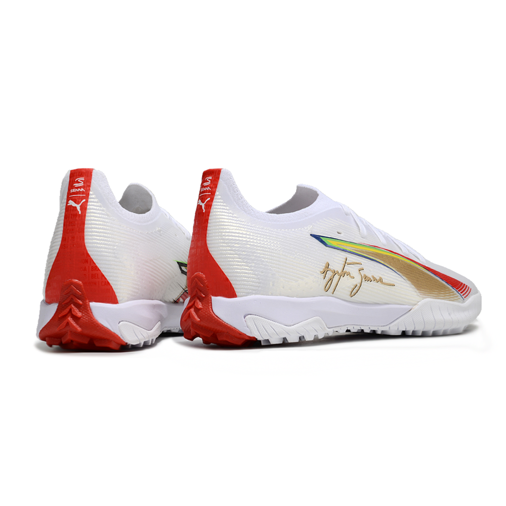 Chuteira Society Puma Ultra 5 Ultimate TF Branca 