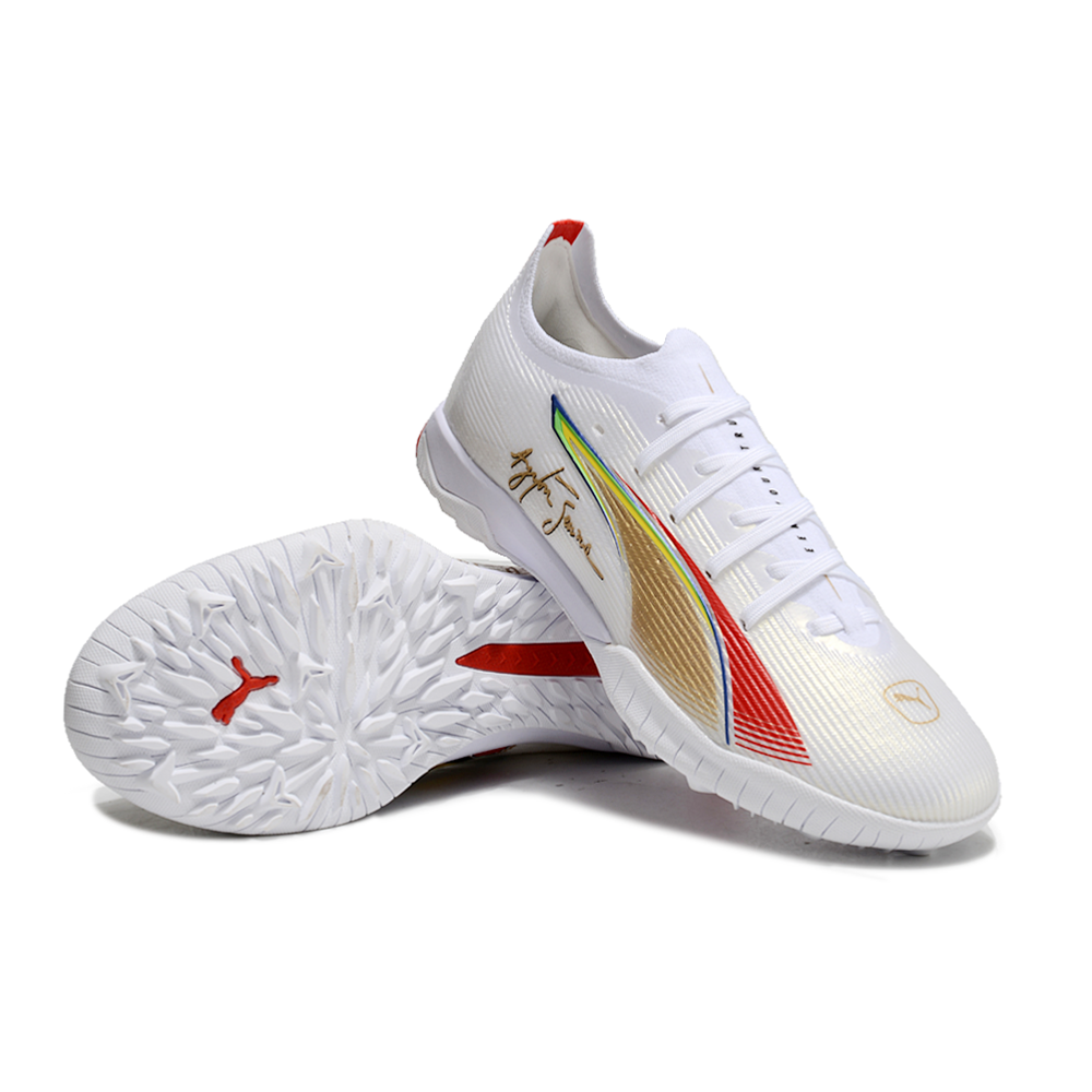Chuteira Society Puma Ultra 5 Ultimate TF Branca 