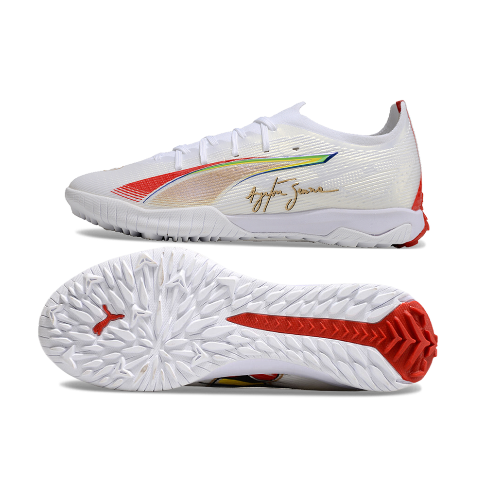 Chuteira Society Puma Ultra 5 Ultimate TF Branca 