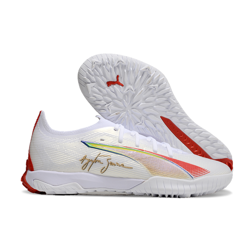 Chuteira Society Puma Ultra 5 Ultimate TF Branca 