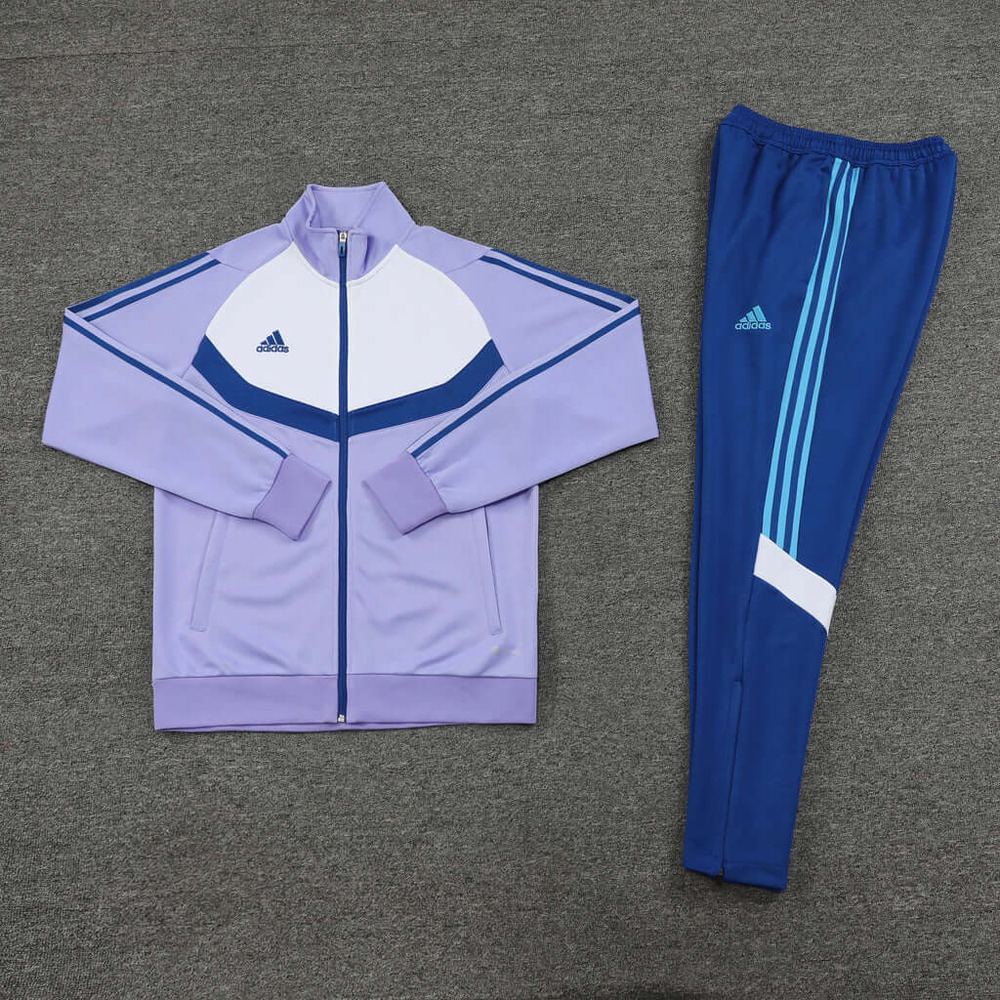 Conjunto de Frio Adidas Sportswear Roxa,Branco e Azul