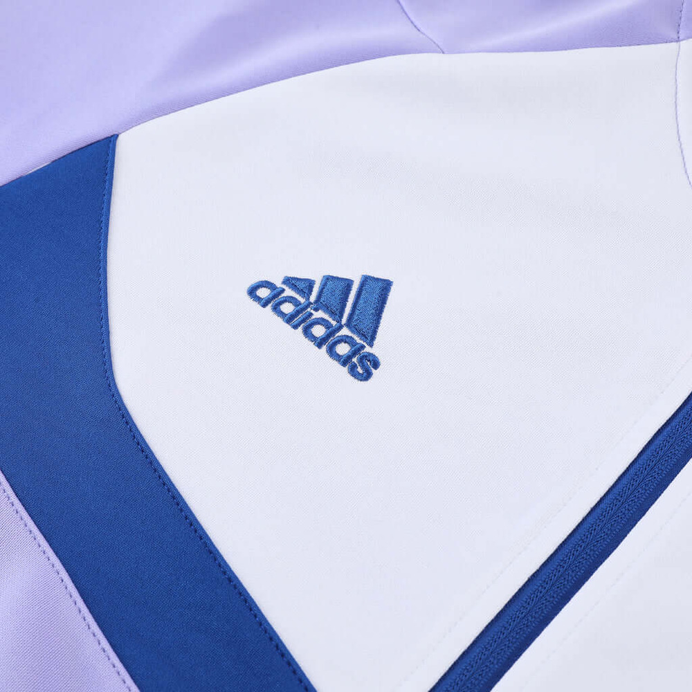 Conjunto de Frio Adidas Sportswear Roxa,Branco e Azul
