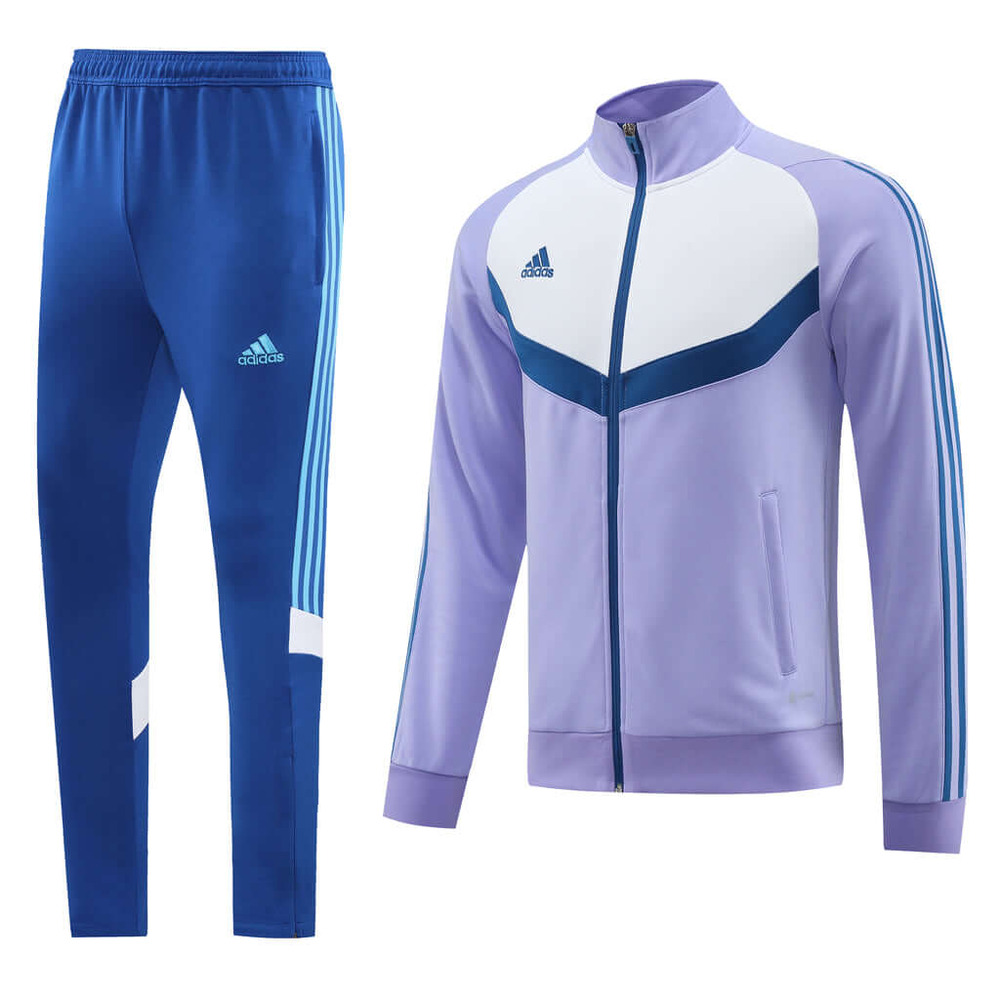 Conjunto de Frio Adidas Sportswear Roxa,Branco e Azul