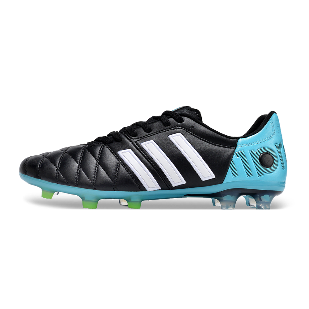 Chuteira Campo Adidas AdiPure 11 Pro FG Preta e Azul