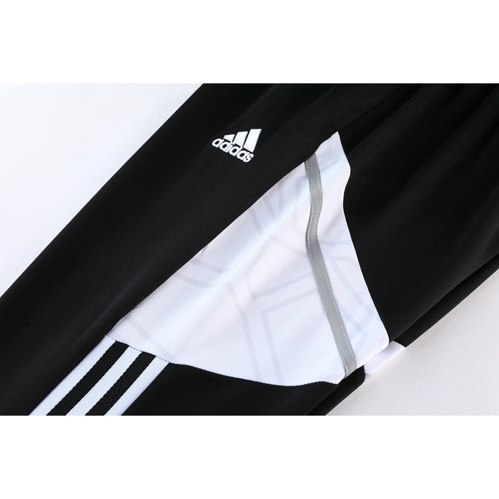 Conjunto de Frio Adidas Training Cinza, Branco e Preto