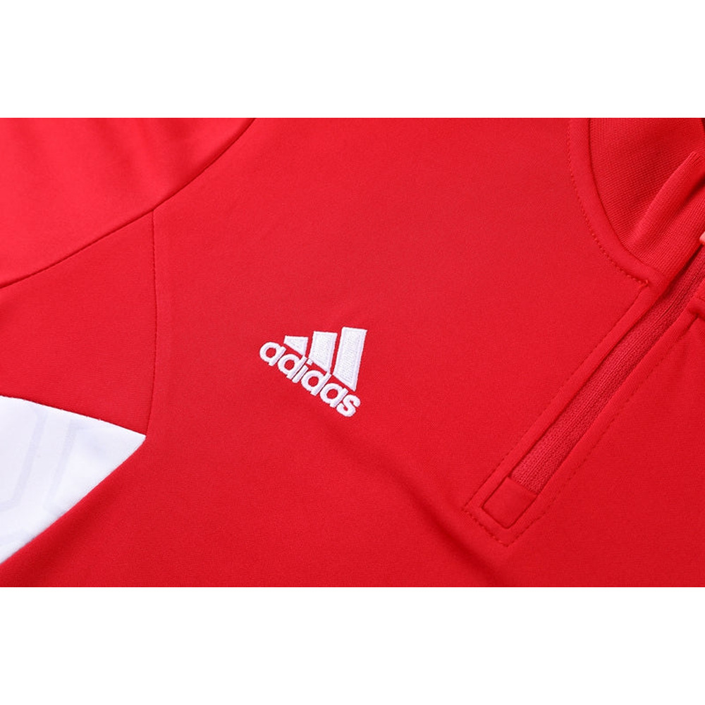 Conjunto de Frio Adidas Training Vermelho e Preto