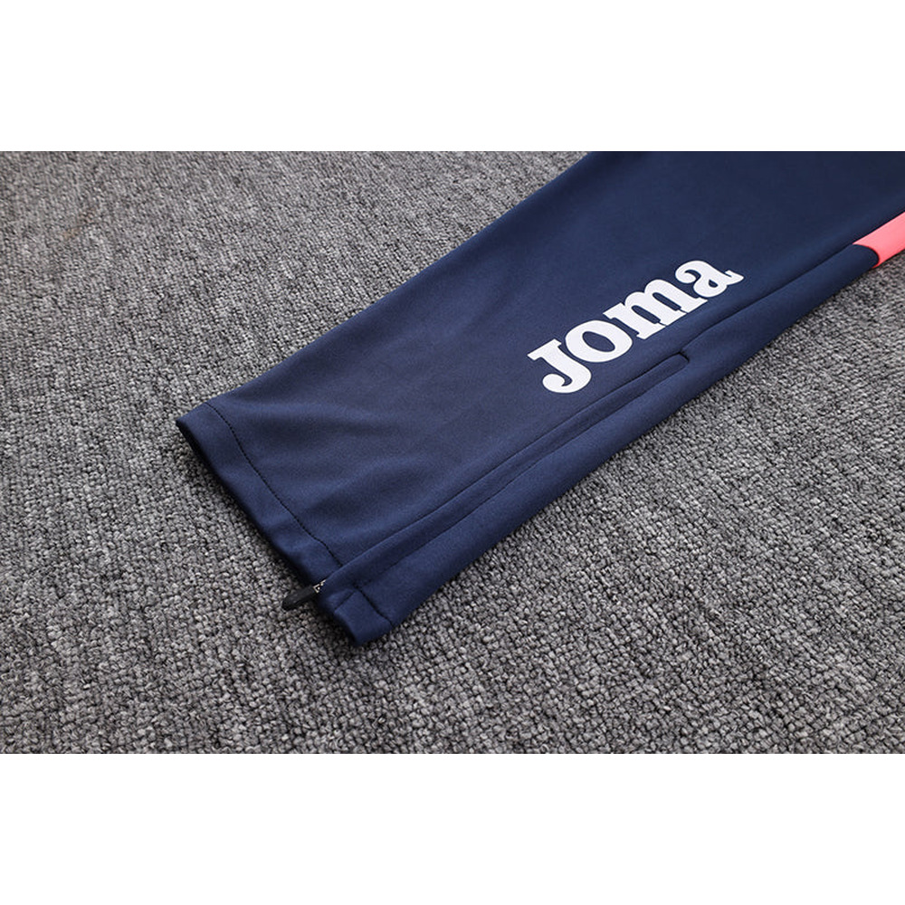 Conjunto de Frio Joma Training Azul e Rosa