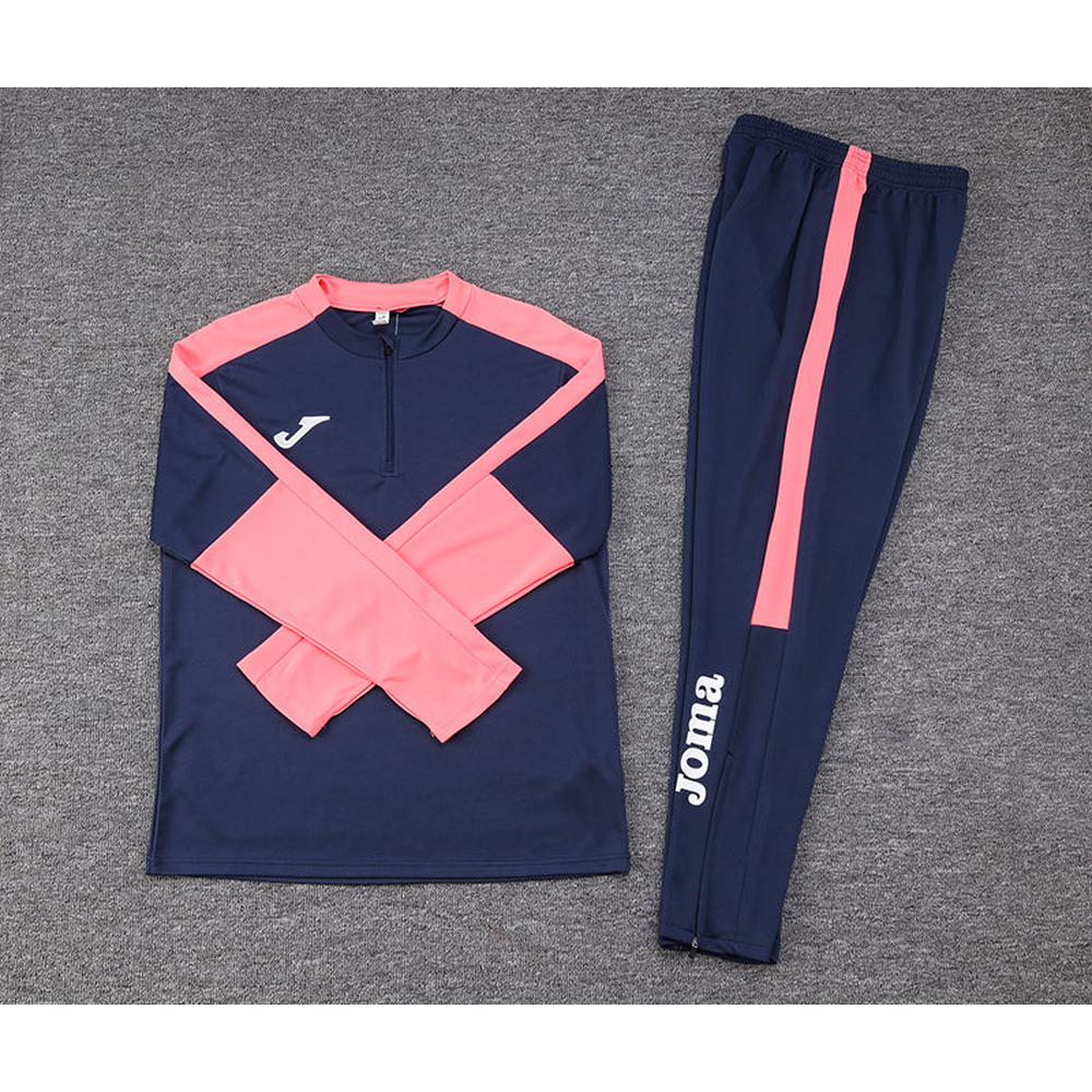 Conjunto de Frio Joma Training Azul e Rosa