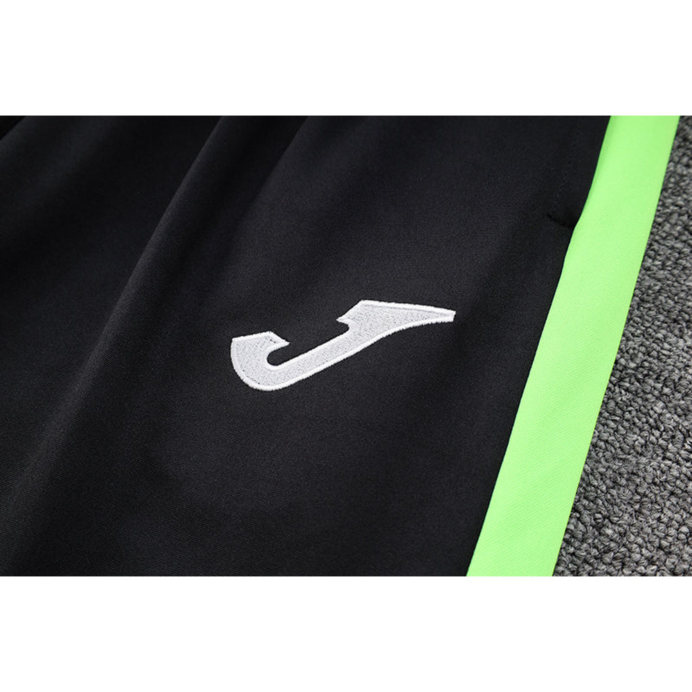 Conjunto de Frio Joma Training Preto e Verde Neon