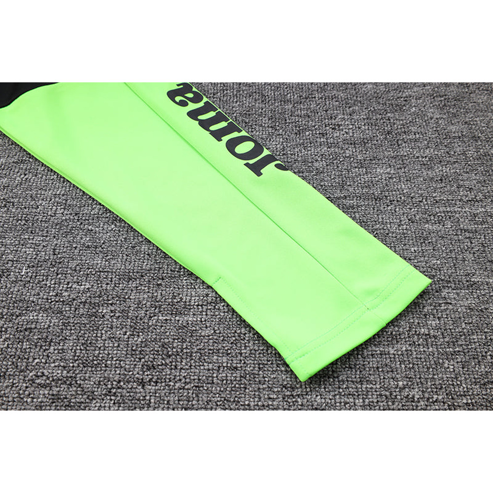Conjunto de Frio Joma Training Preto e Verde Neon