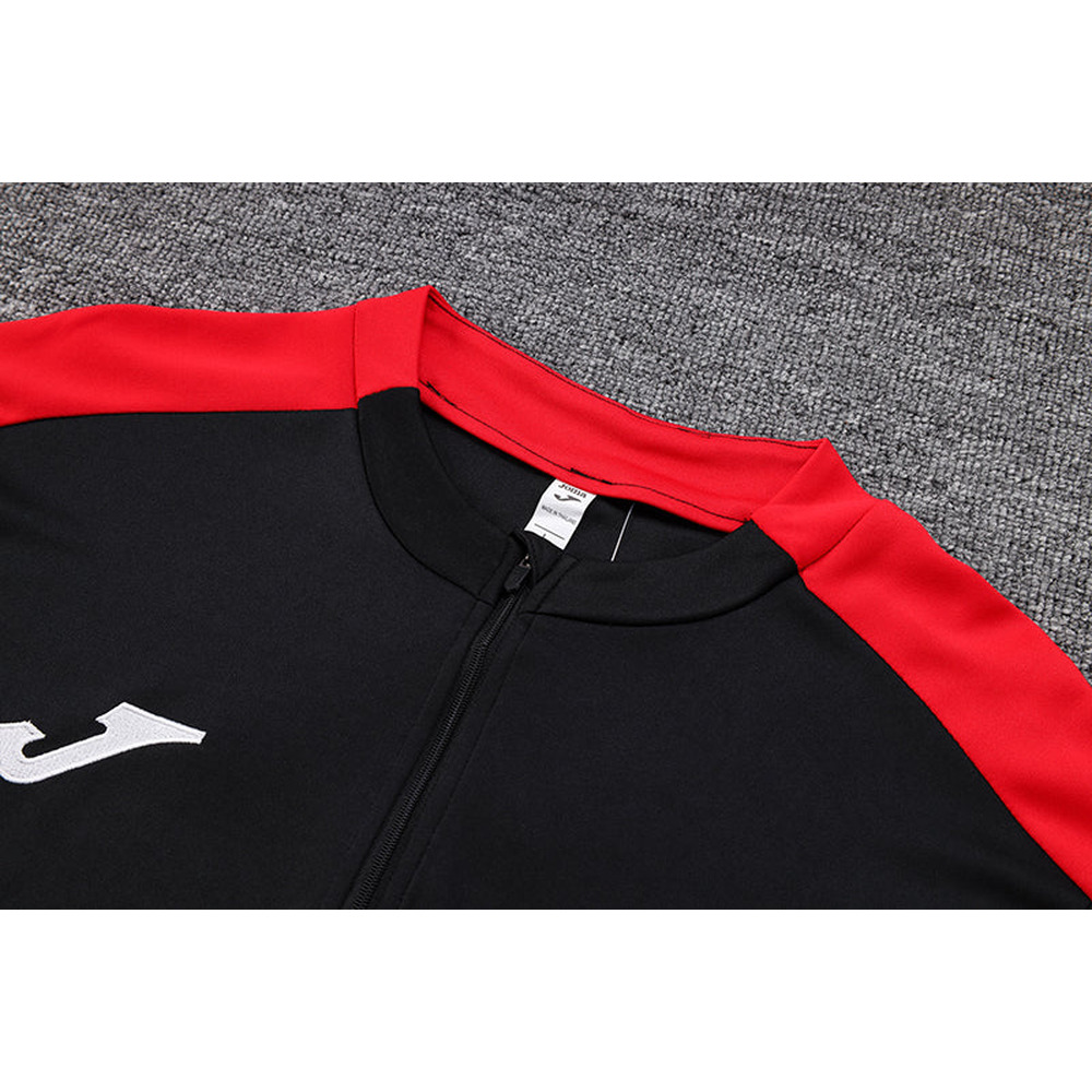 Conjunto de Frio Joma Training Preto e Vermelho