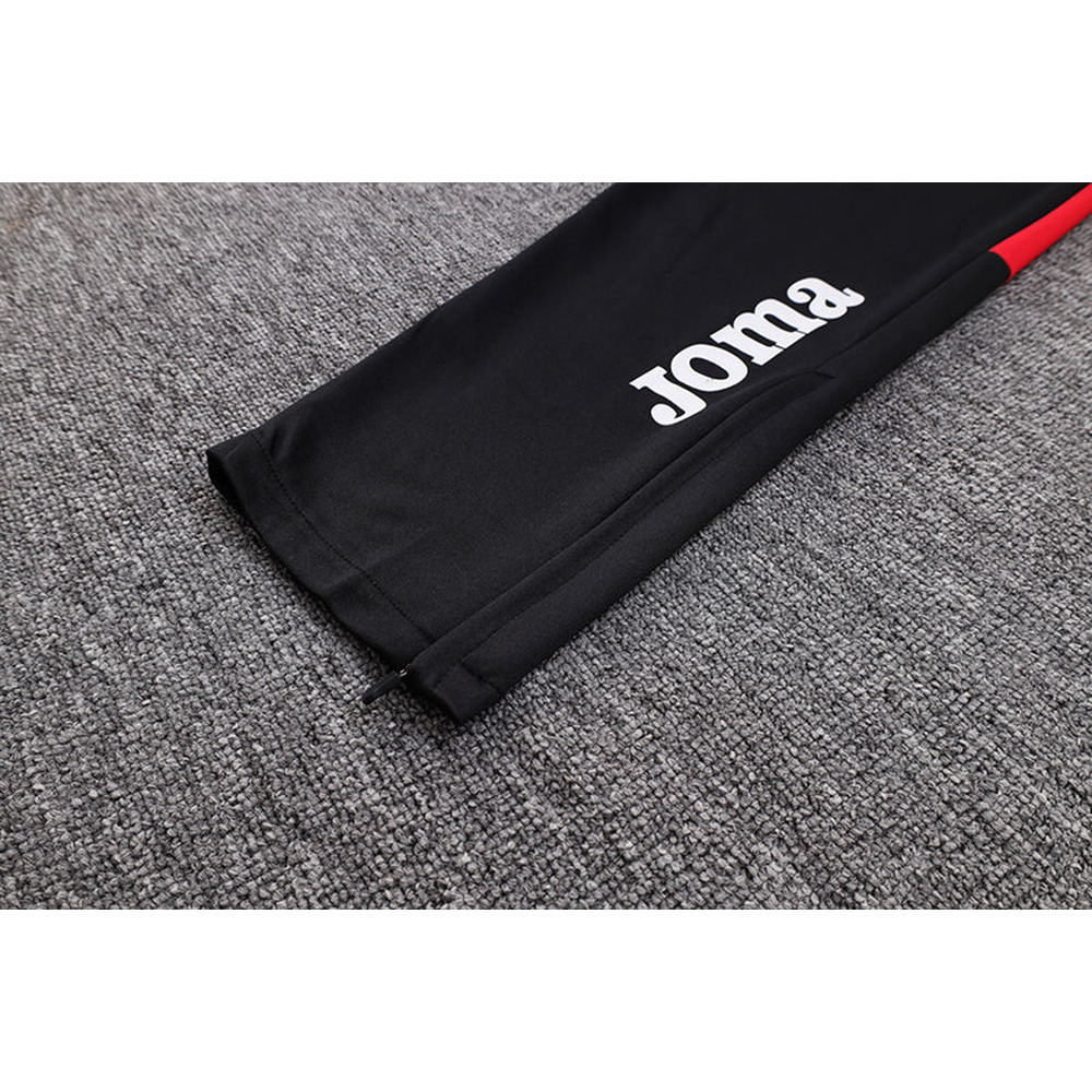 Conjunto de Frio Joma Training Preto e Vermelho
