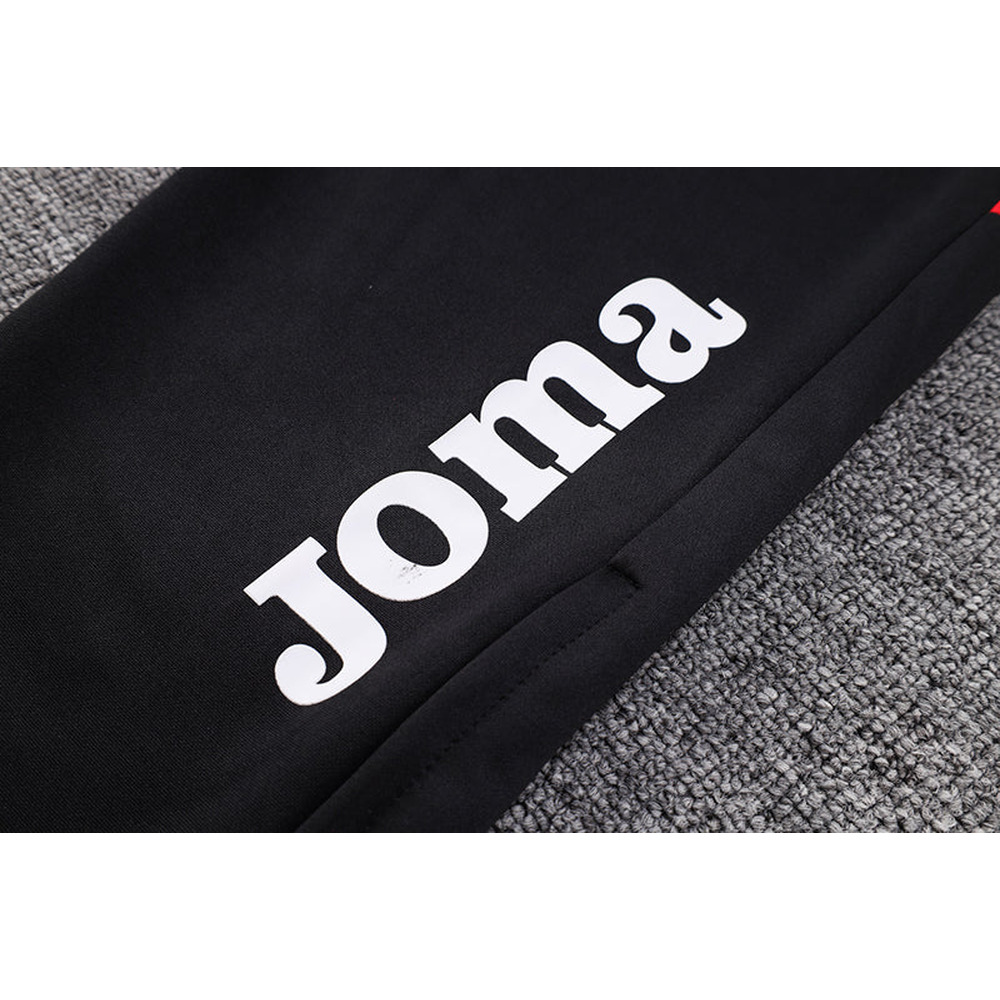 Conjunto de Frio Joma Training Preto e Vermelho