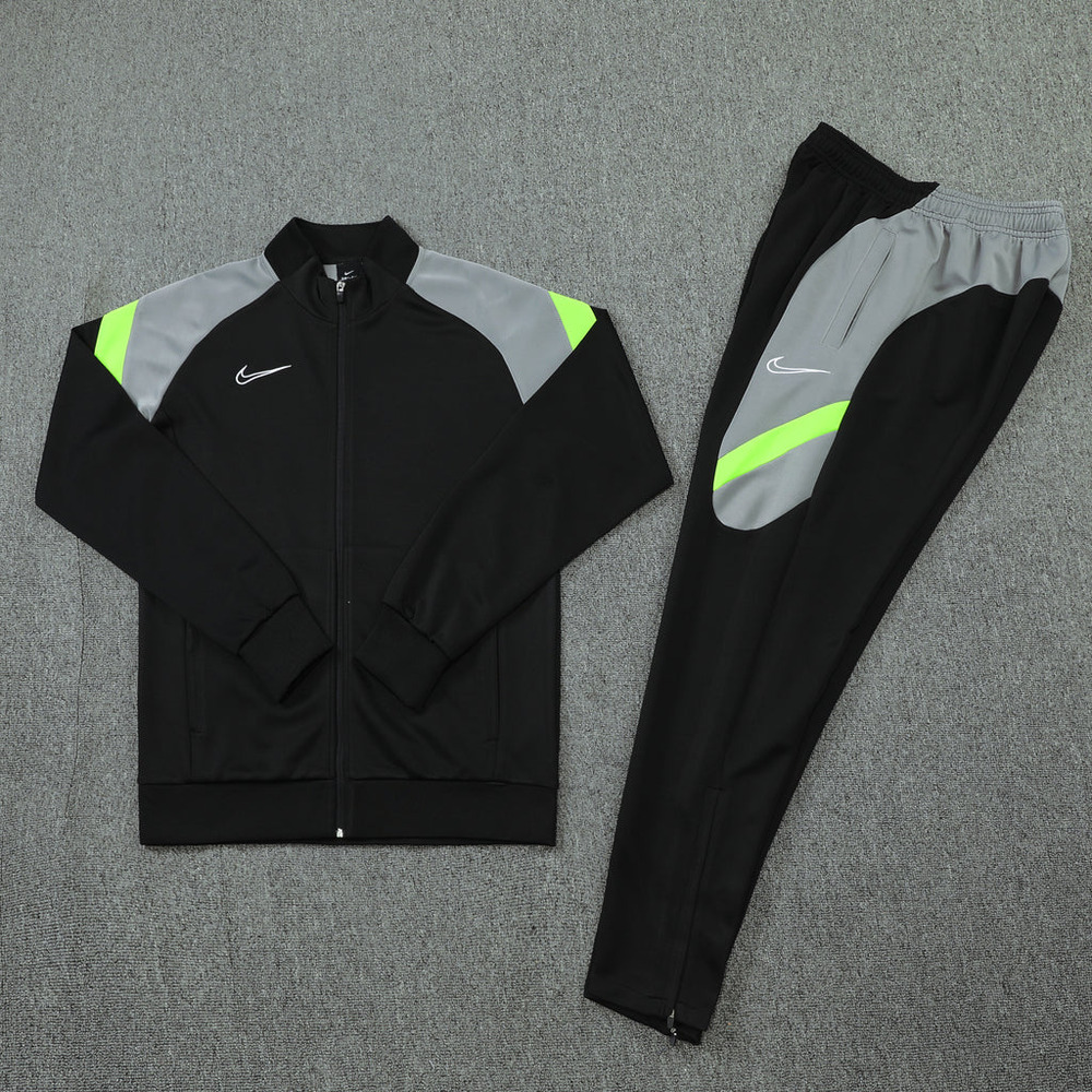 Conjunto de Frio Nike Sportswear Preto, Cinza e Neon