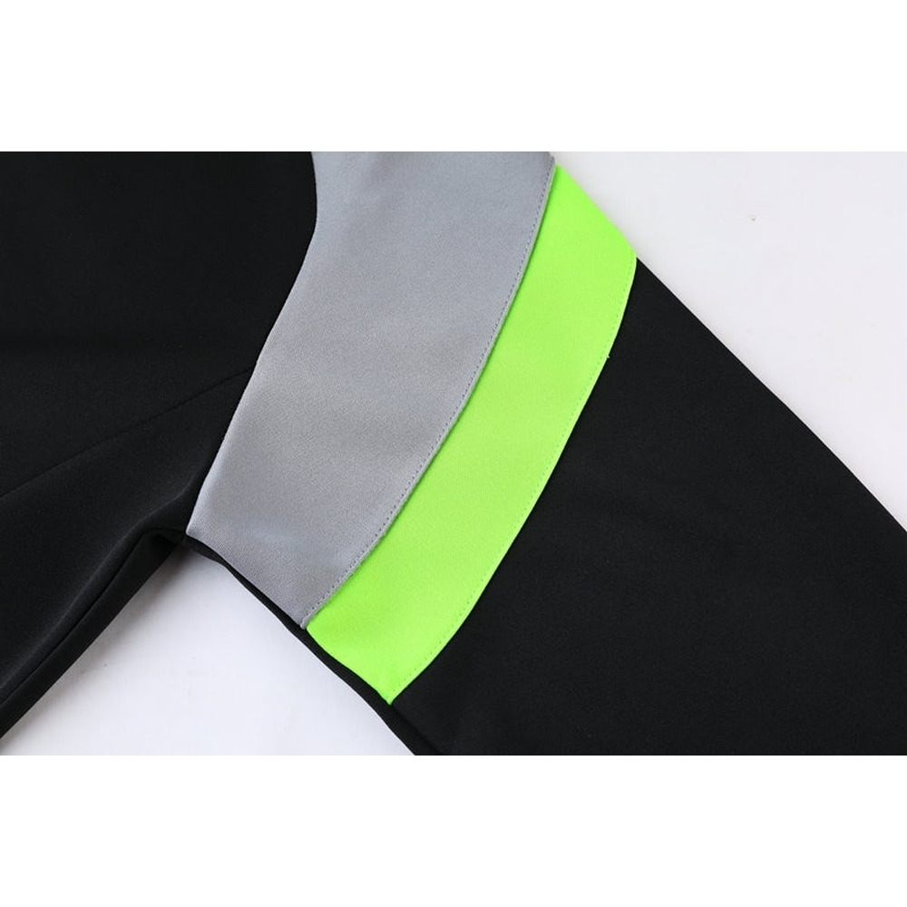 Conjunto de Frio Nike Sportswear Preto, Cinza e Neon